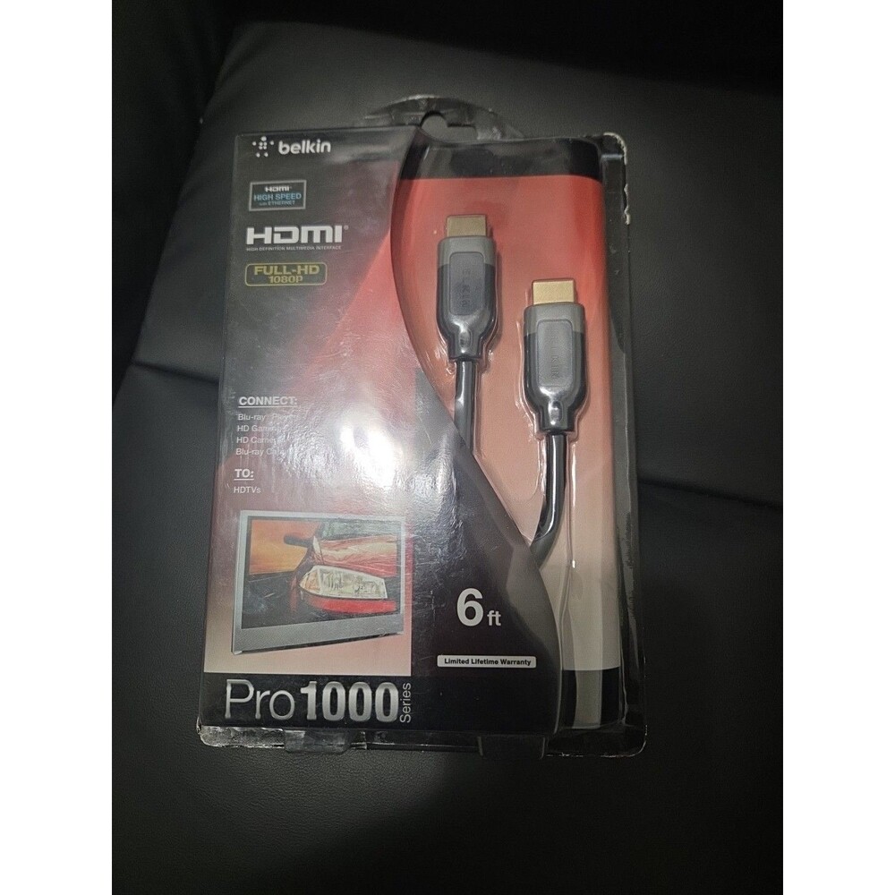 Belkin HDMI Cable Pro 1000 6ft (Brand-NEW)